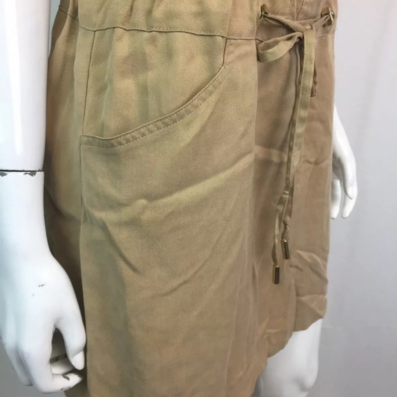 Cache Button Up Tencel Drawstring Shirt Dress - Picture 3 of 11